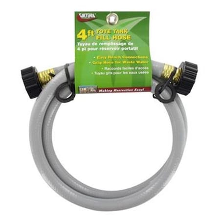 Valterra VALTERRA LLC W014048 Waste Water Hose; Gray; 0.5 In. X 4 Ft. V46-W014048